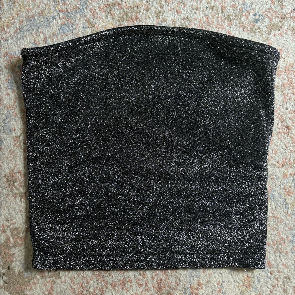 Glittery tube top | NYE top
